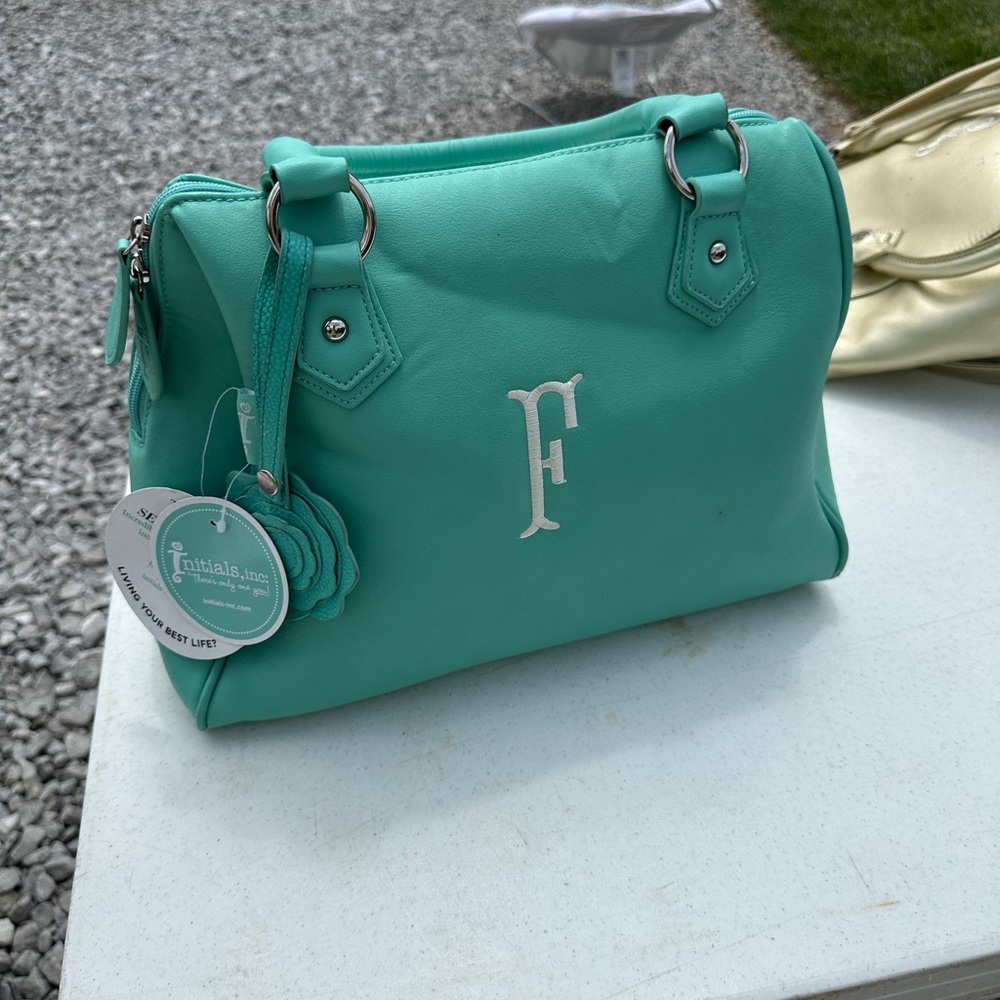 Fabulous F Turquoise Satchel